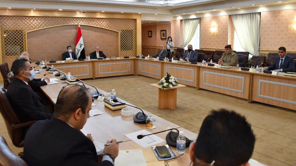 اللجنة المختصة بجدولة الانتشار الاميركي خارج العراق خلال اجتماعها اليوم