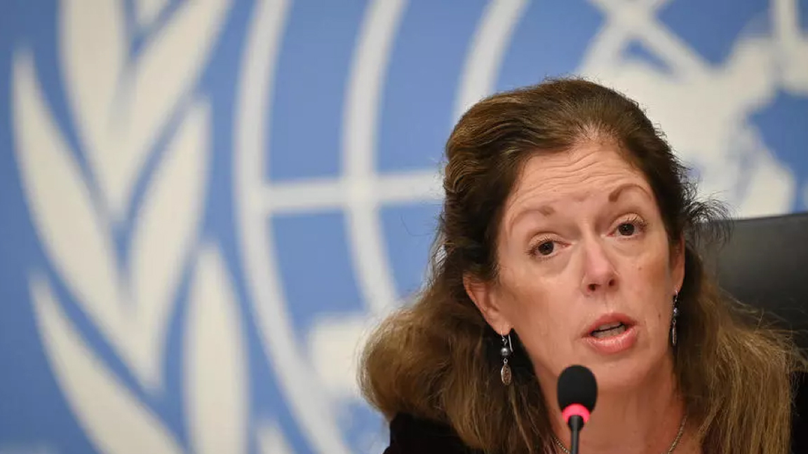 ستيفاني وليامز القائمة بأعمال رئيس بعثة الأمم المتحدة لدعم ليبيا، تتحدث في جنيف الأربعاء