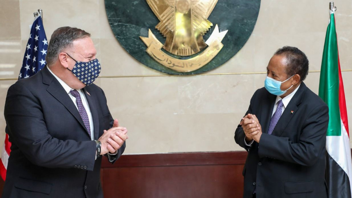 وزير الخارجية الأميركي زار الخرطوم في 25 أغسطس الماضي لتمهيد الطريق أمام تطبيع العلاقات بين الخرطوم وتل أبيب