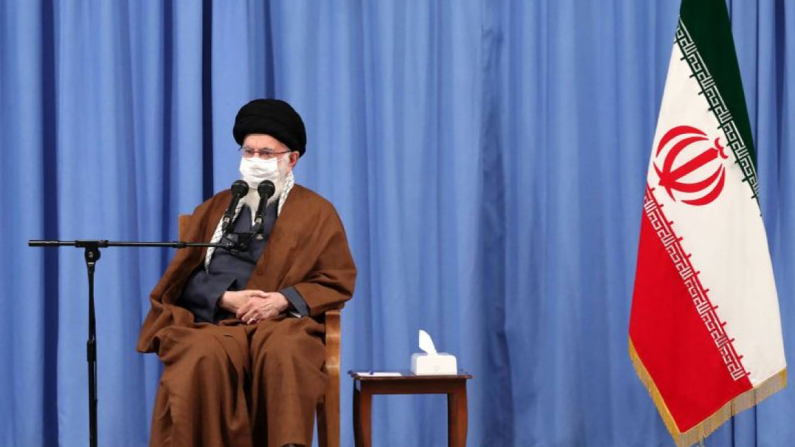 المرشد الأعلى الإيراني علي خامنئي في 24 أكتوبر الجاري