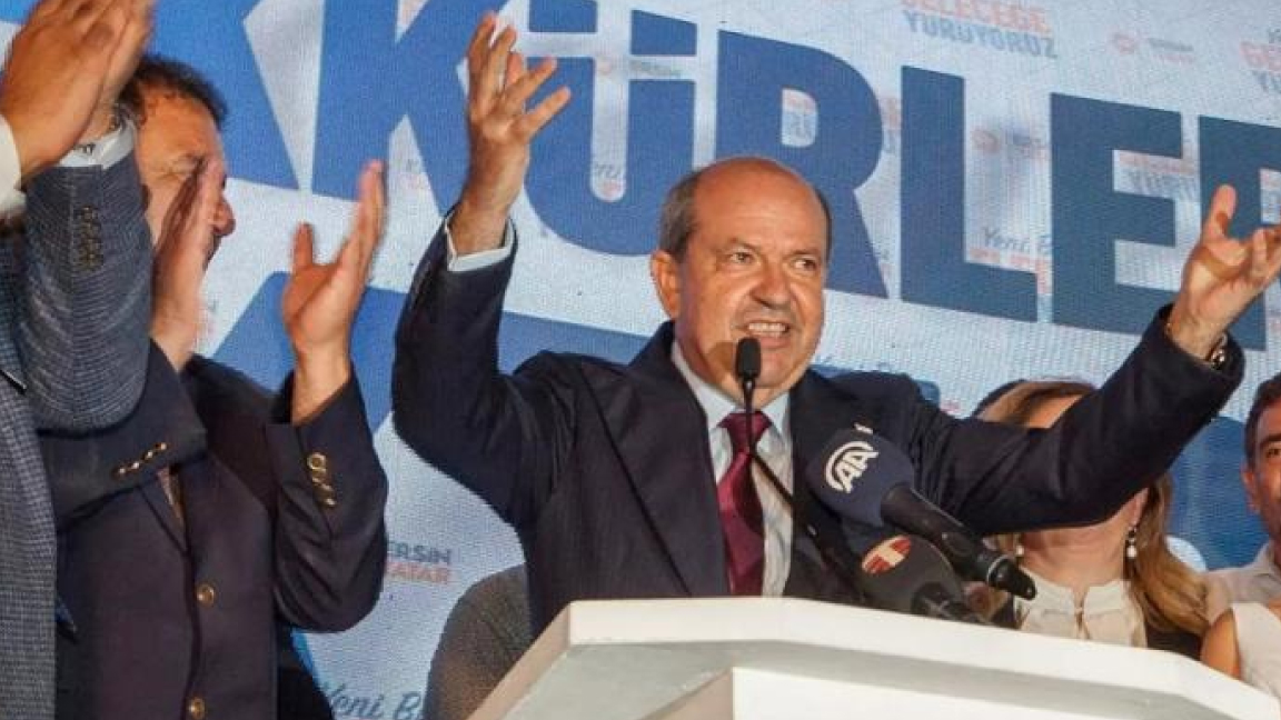 زعيم القبارصة الأتراك إرسين تتار فائزًا برئاسة قبرص التركية