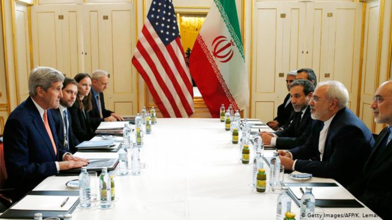 صورة من مفاوضات الاتفاق النووي عام 2015