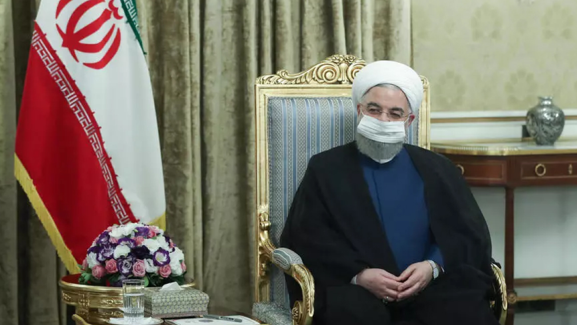 الرئيس الإيراني حسن روحاني في 26 سبتمبر 
