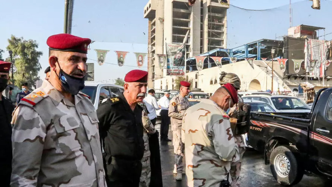 القوى الأمنية العراقية تفتح جسر الجمهورية في بغداد السبت