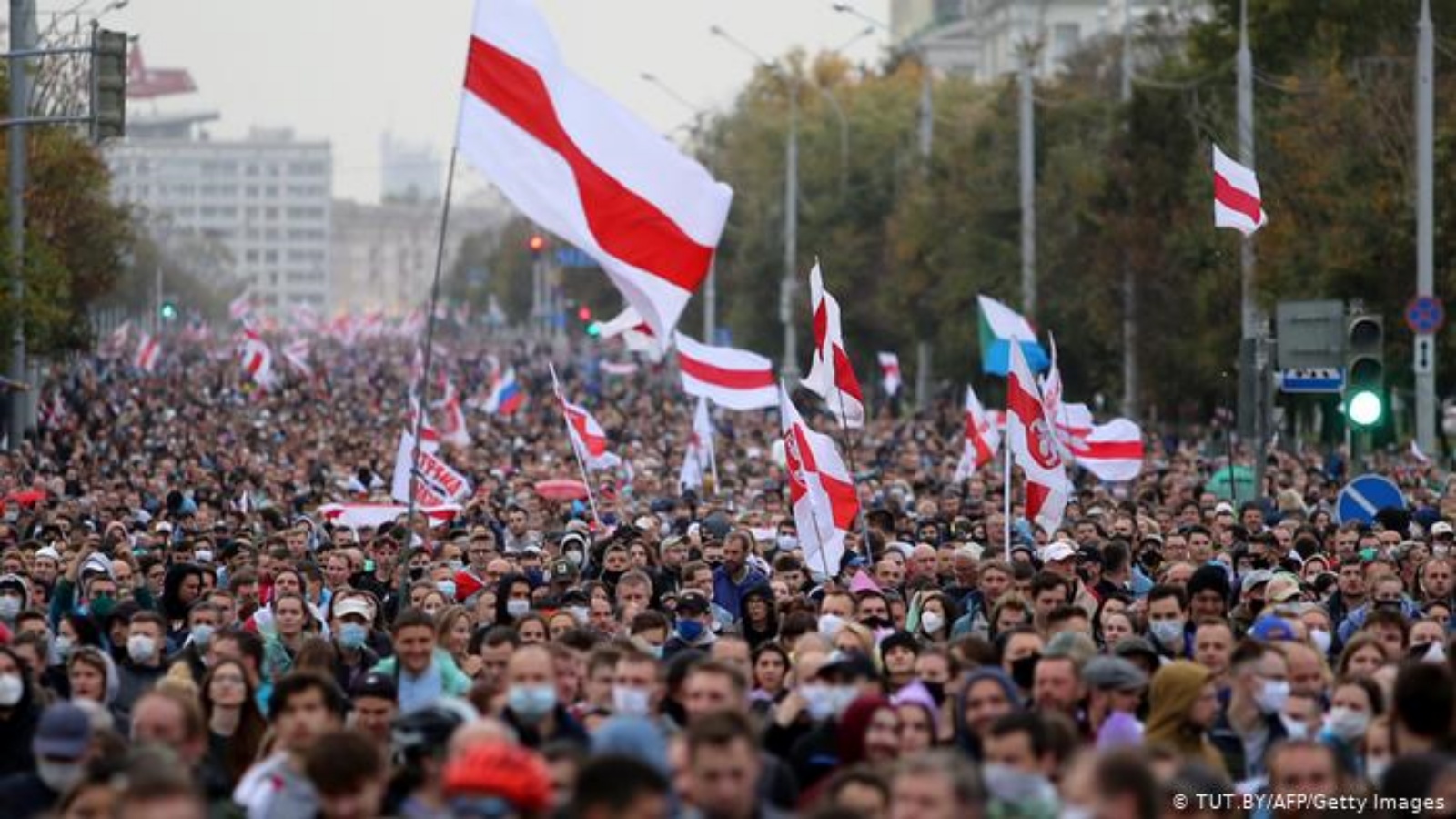 تظاهرة لأنصار المعارضة البيلاروسية 