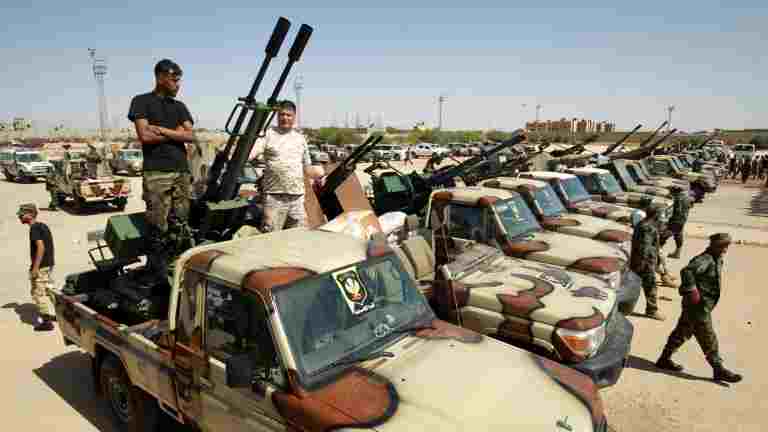 قوات موالية لحفتر في بنغازي في 18 يونيو 2020