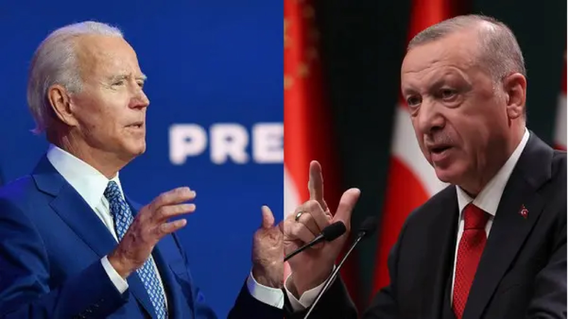 صورة مركبة تجمع الرئيس التركي رجب طيب أردوغان والرئيس الأميركي المنتخب جو بايدن