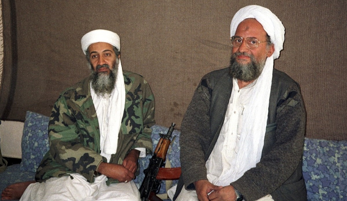 بن لادن والظواهري، القائدان البارزان لتنظيم القاعدة.