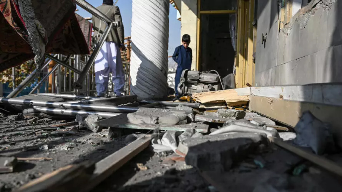 خلفت الصواريخ أضرارًا جسيمة في العاصمة الأفغانية