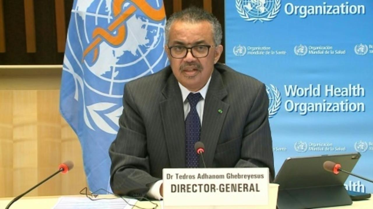 المدير العام لمنظمة الصحة العالمية تيدروس أدهانوم غيبرييسوس