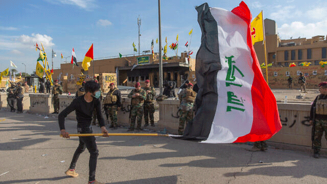 من تظاهرات العراق مطلع العام