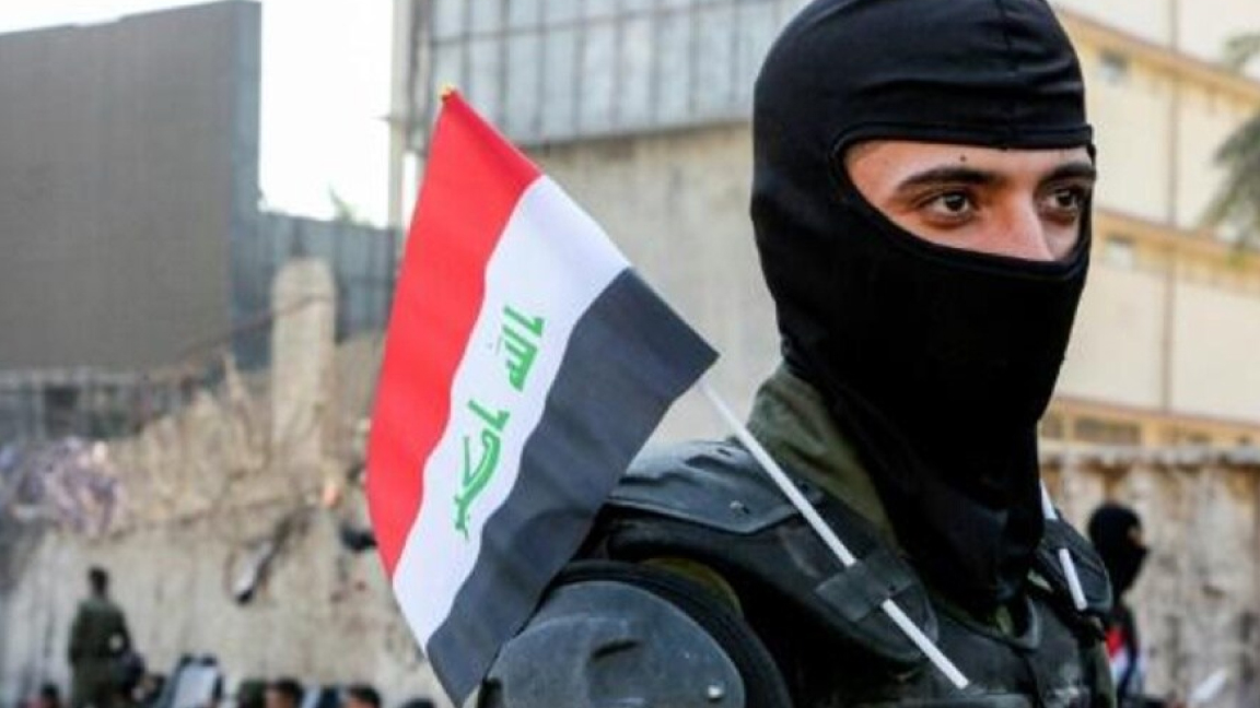 عنصر أمني عراقي في بغداد في 31 أكتوبر الماضي