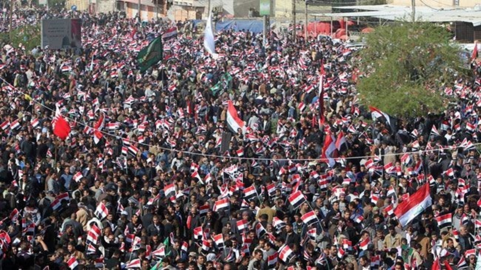 متظاهرون عراقيون ضد الفساد