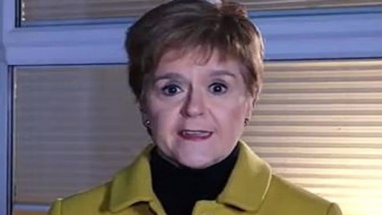 الوزير الاول في اسكوتلندا خلال حديثها لقناة (سكاي نيوز) يوم الإثنين