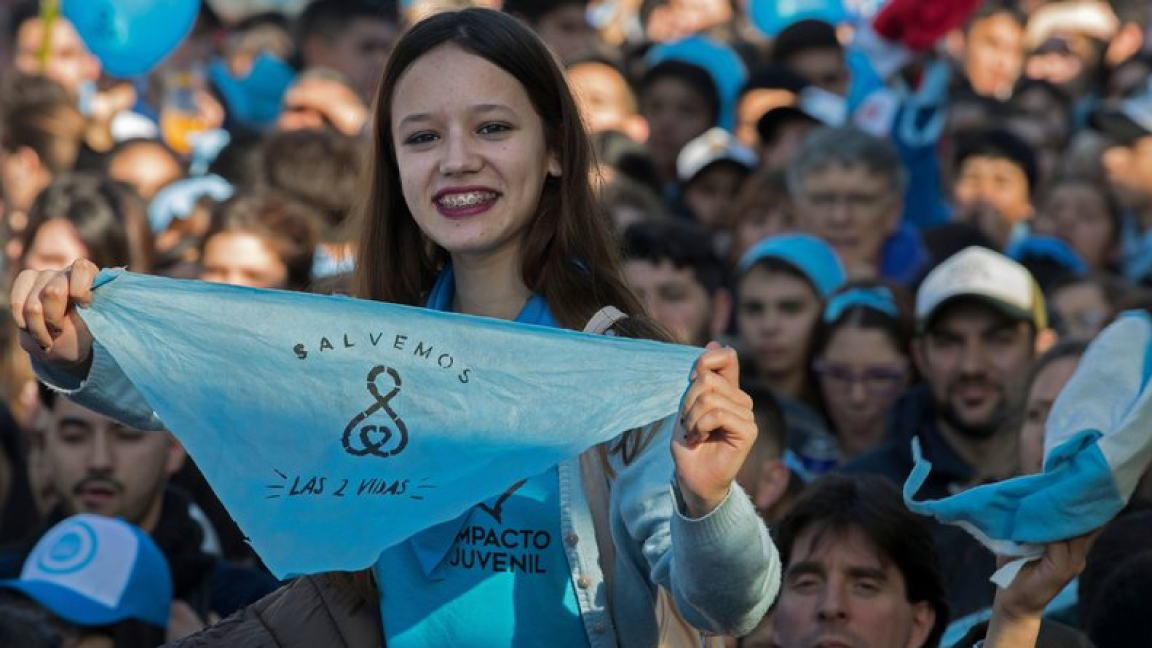مسيرة مناهضة للإجهاض في العاصمة الأرجنتينية السبت