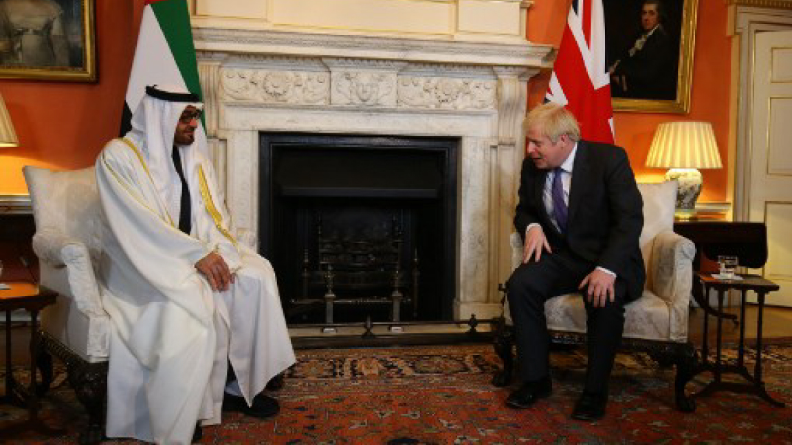 ولي عهد أبوظبي ورئيس الوزراء البريطاني مجتمعان في لندن الخميس