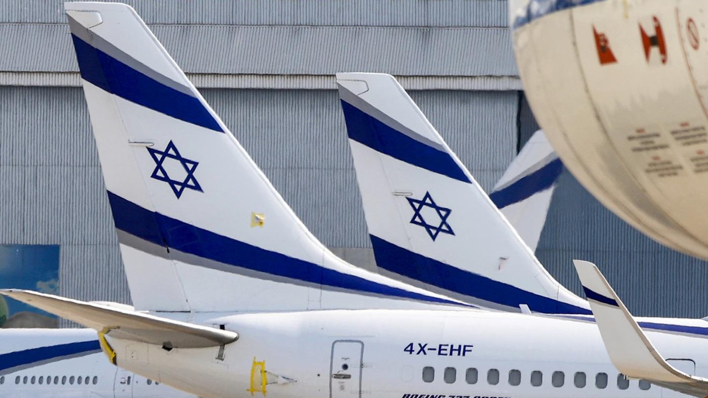 طائرات تابعة لخطوط إل عال الإسرائيلية في مطار بن غوريون في تل أبيب