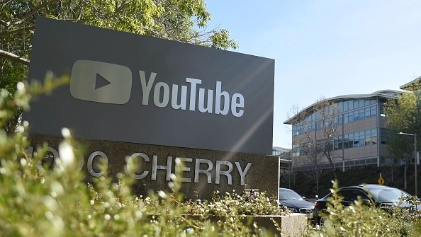 المقر الرئيسي لشركة يوتيوب في كاليفورنيا. أبريل 2018