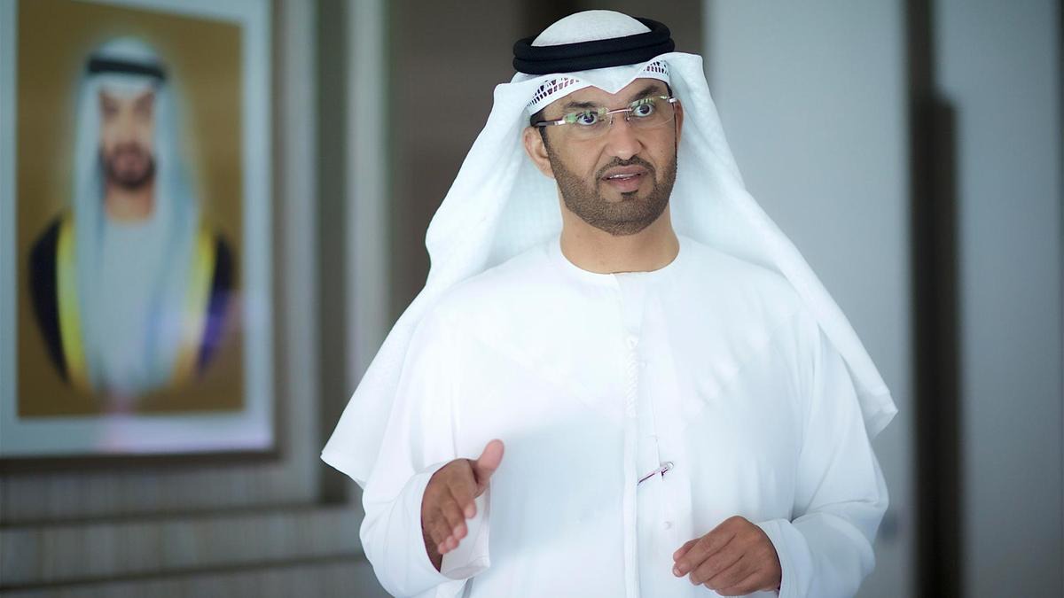سلطان الجابر، وزير الصناعة والتكنولوجيا المتقدمة بالإمارات الرئيس التنفيذي لـ
