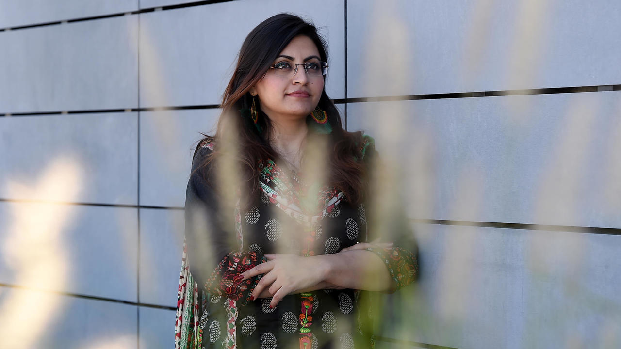 الناشطة الباكستانية غولالاي اسماعيل في مقابلة مع فرانس برس في أيلول/سبتمبر 2019
