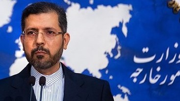 المتحدث باسم الخارجية الايرانية خلال مؤتمره الصحفي 