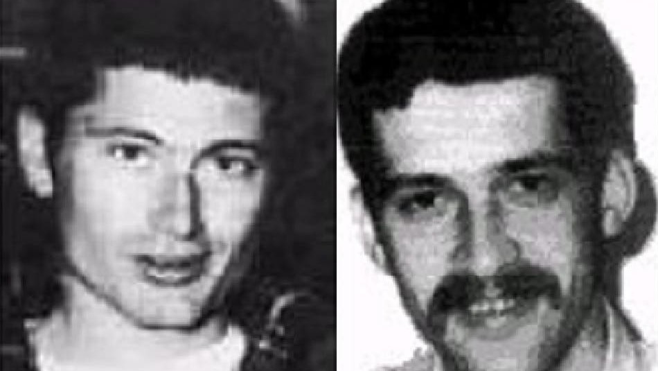 الجنديان الإسرائيليان يهودا كاتز (يمين) وزفيكا فيلدمان المفقودان في معركة السلطان يعقوب مع القوات السورية في يونيو 1982