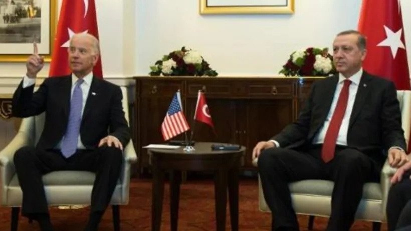 الرئيس الأميركي جو بايدن في لقاء سابق مع الرئيس التركي رجب طيب إردوغان