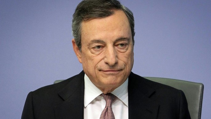 رئيس البنك المركزي الأوروبي ماريو دراغي في 25 يوليو 2019