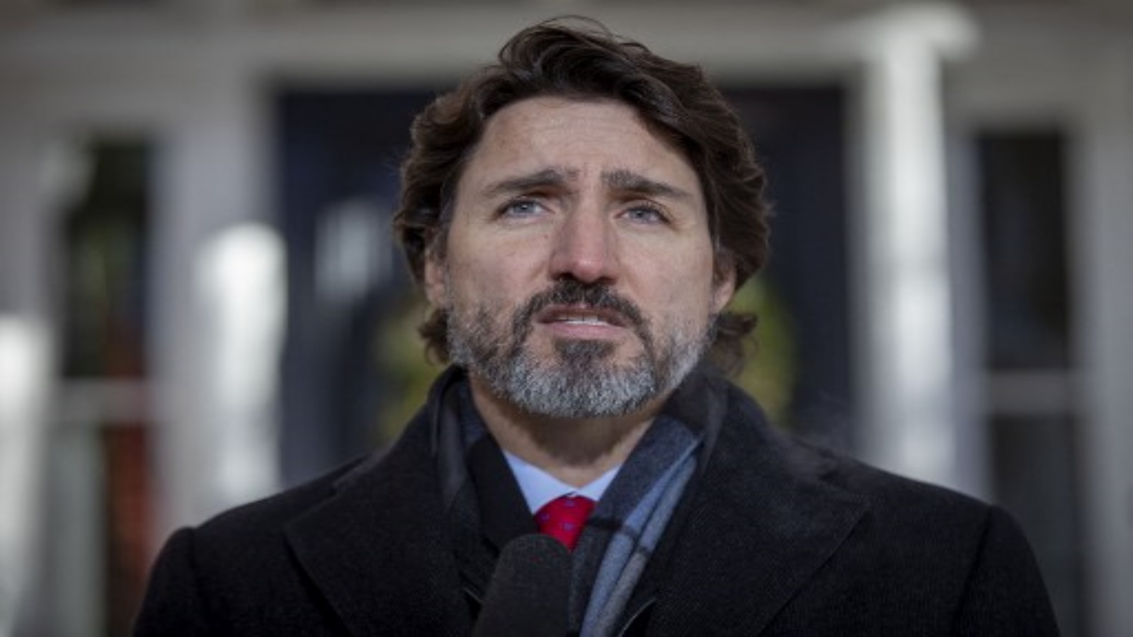 صورة تم التقاطها في 18 ديسمبر 2020 ، رئيس الوزراء الكندي جاستن ترودو خلال إحاطة حول فيروس Covid-19 في أوتاوا 