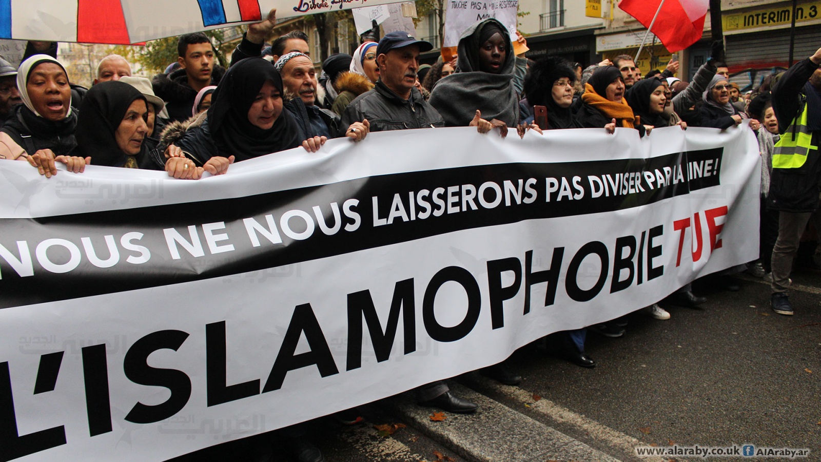 تظاهرة ضد الاسلامفوبيا في باريس