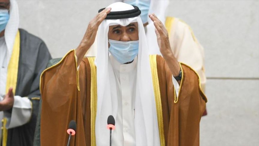 أمير الكويت الشيخ نواف الأحمد إلى الولايات المتحدة 