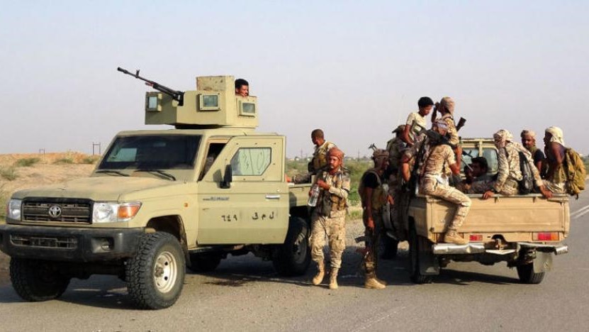 قوات حكومية يمنية تشارك في المعارك في حجة
