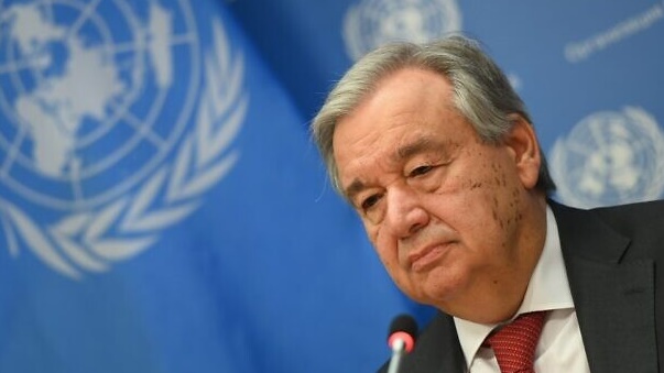 الأمين العام للأمم المتحدة انطونيو غوتيريش 