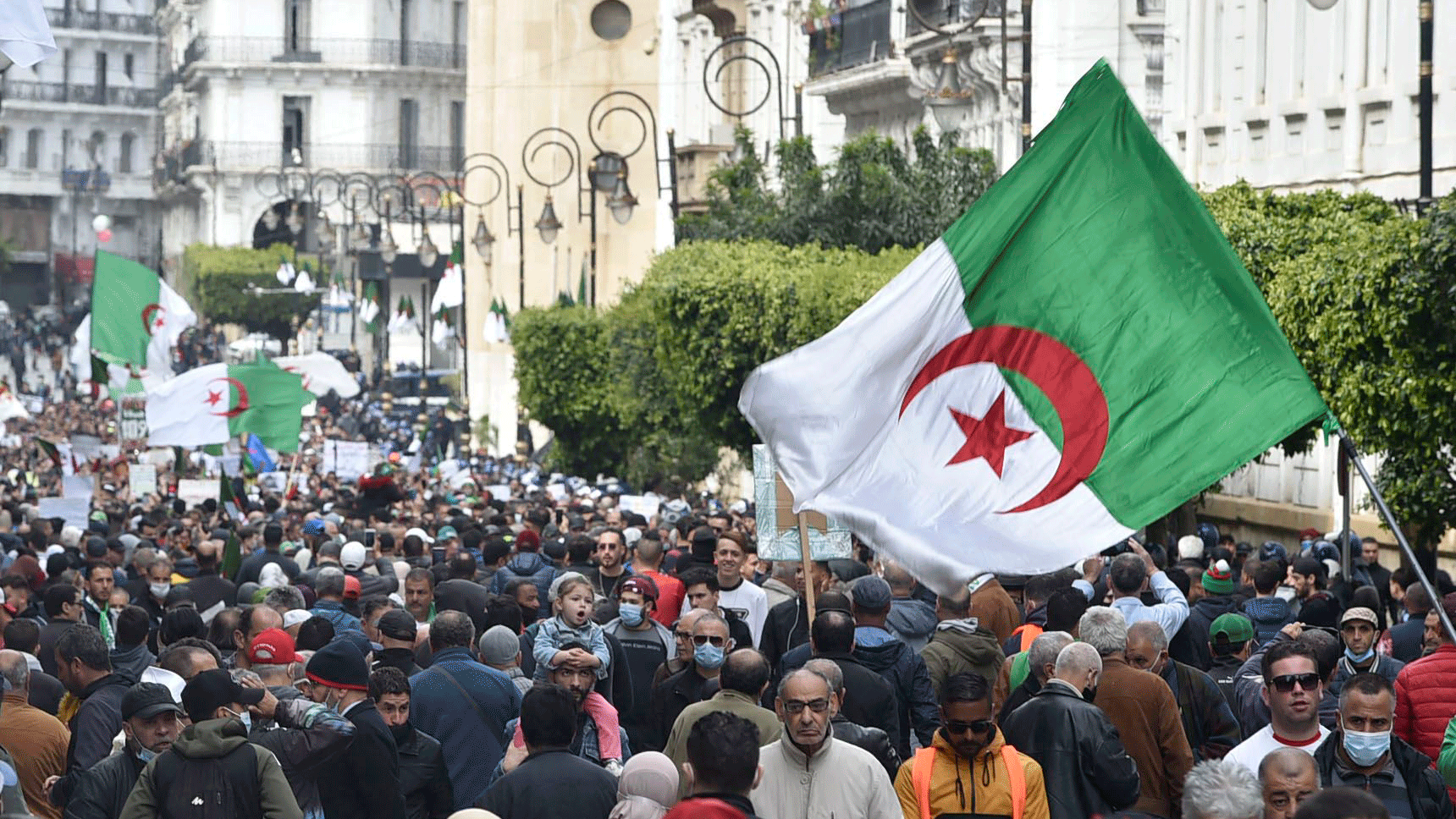 من تظاهرة الجزائر العاصمة