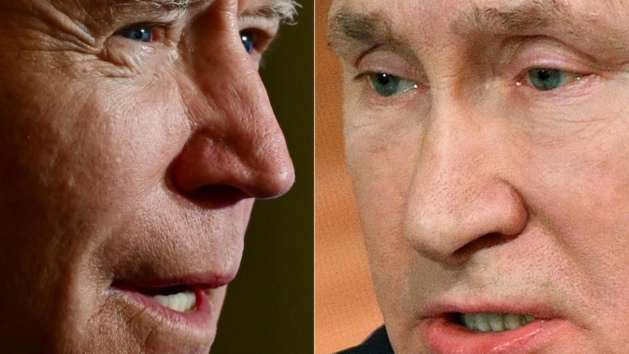 الرئيسان الأميركي جو بايدن (يسار) والروسي فلاديمير بوتين