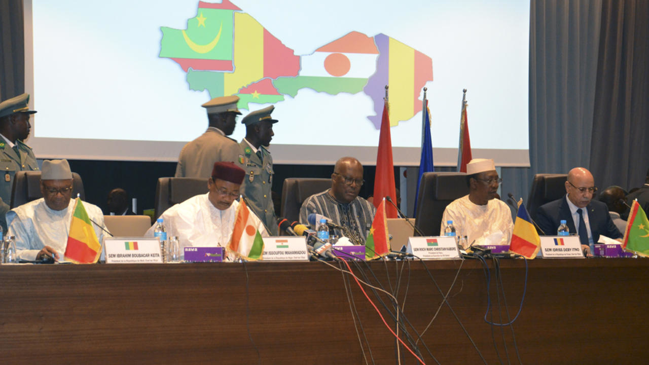 صورة أرشيفية لقمة زعماء دول الساحل الإفريقي في النيجر في 15 كانون الأول/ديسمبر 2019