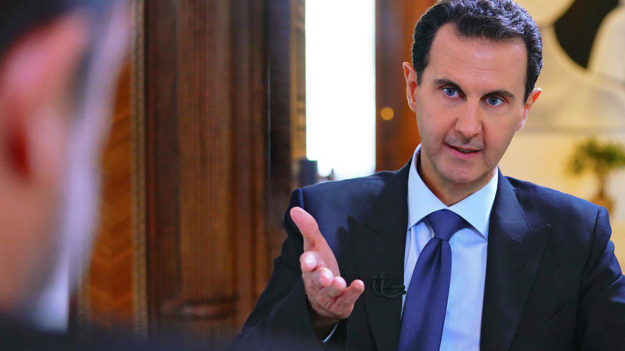 الرئيس السوري بشار الأسد في دمشق في 28 تشرين الثاني/نوفمبر 2019 خلال إدلائه بمقابلة