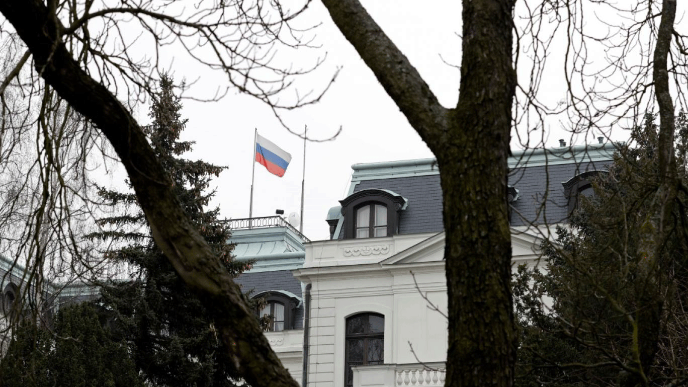 مبنى السفارة الروسية في براغ