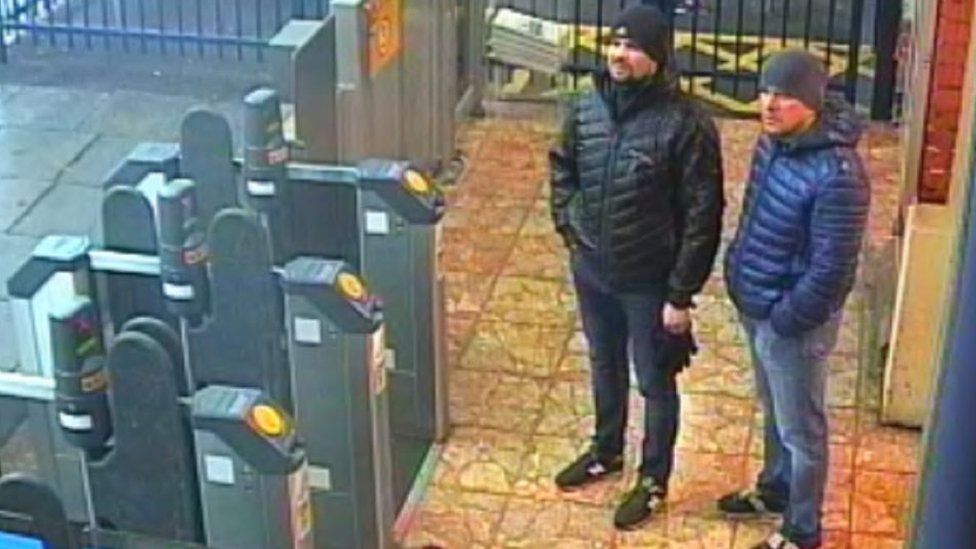 ألكسندر بيتروف ورسلان بوشيروف في صورة وزعتها الشرطة البريطانية 2018 