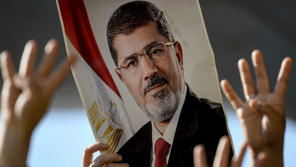 من تأبين الرئيس المصري السابق محمد مرسي في تركيا في العام 2019