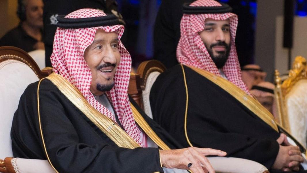 الملك سلمان بن عبدالعزيز وولي عهده الأمير محمد بن سلمان