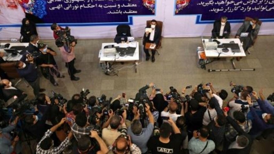  لقطة من وزارة الداخلية الإيرانية في 11 أيار/مايو 2021 مع بدء مهلة الترشح للانتخابات الرئاسية