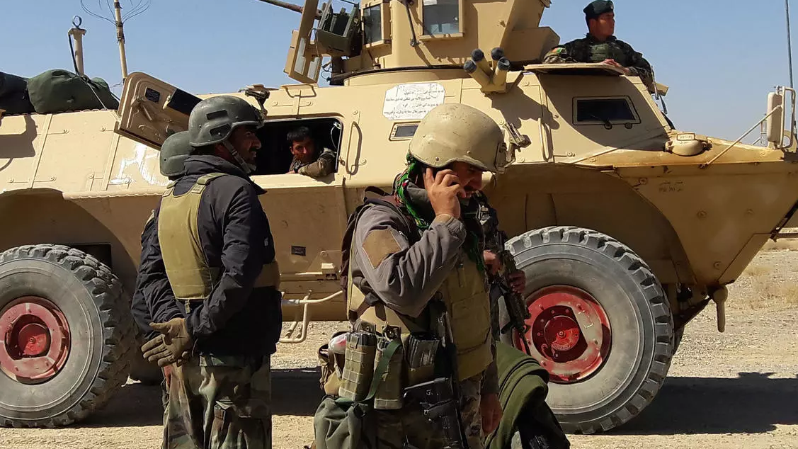 قوات الحكومة الأفغانية في ولاية هلمند 