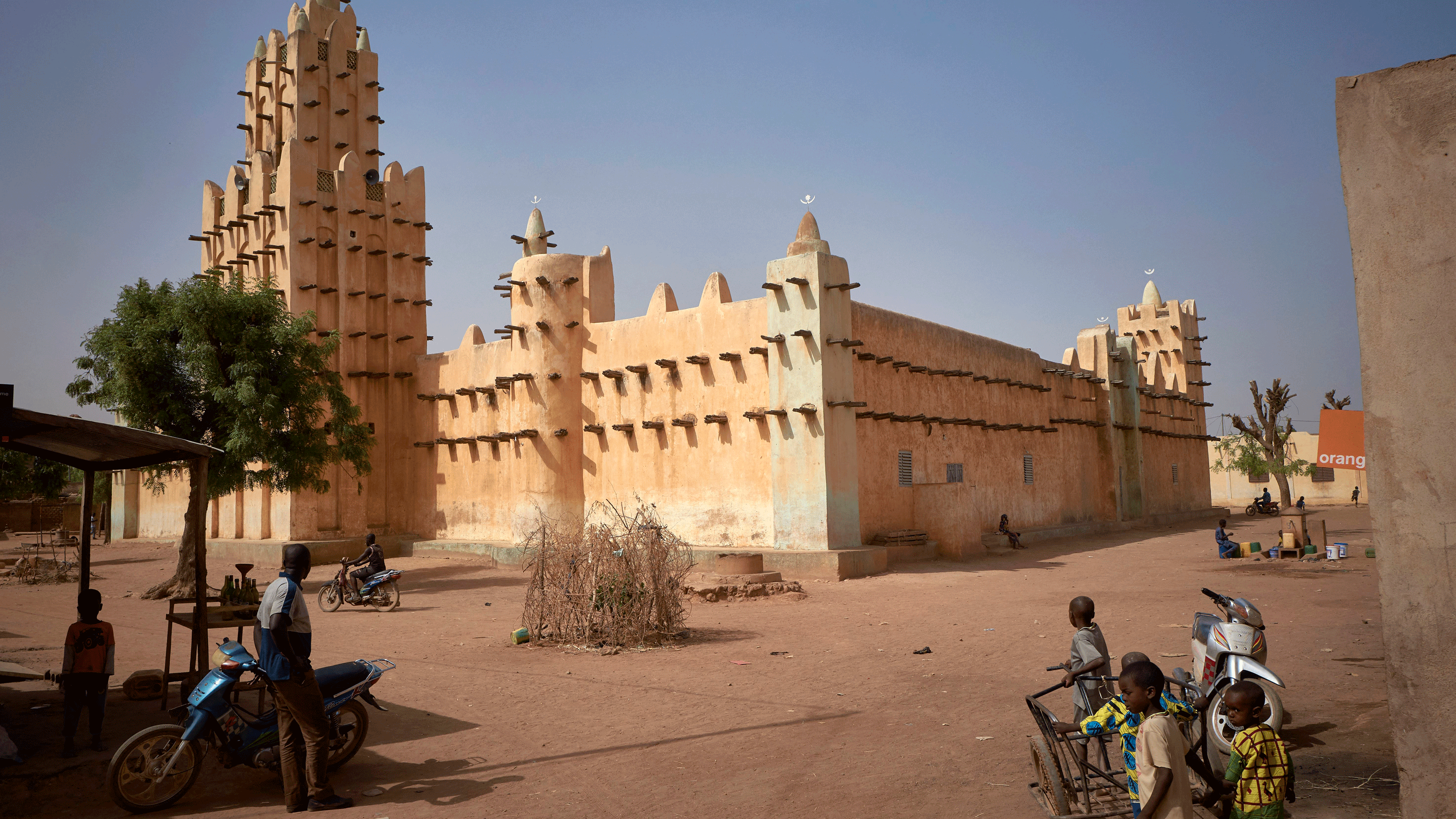 الجامع الكبير في كونا وسط مالي