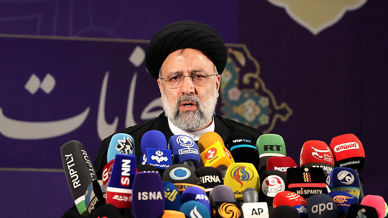 المرشح الرئاسي الايراني ابراهيم رئيسي 