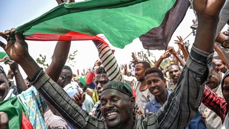 نت تظاهرات الاحتجاج في العهاصمة السودانية الخرطوم