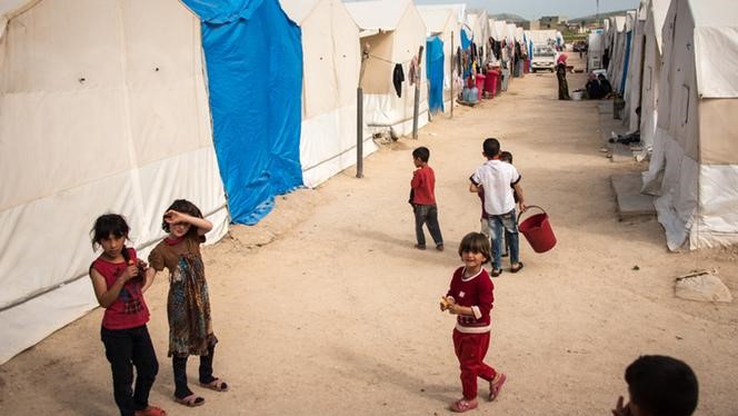 صورة من الارشيف لمجمع شاريا للاجئين شمال العراق