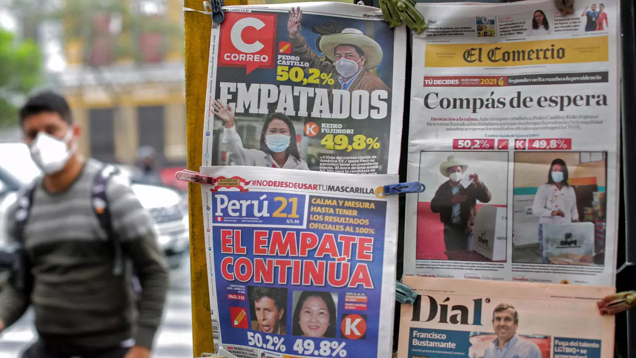 صحف بعناوبن عن الانتخابات الرئاسية في البيرو