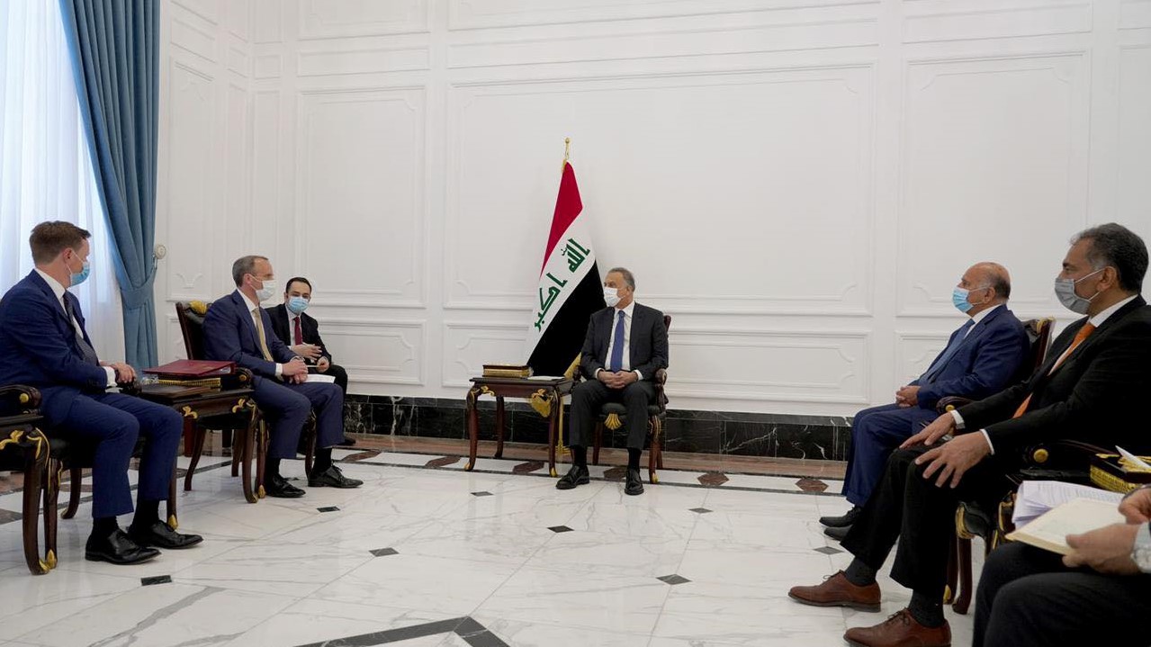 الكاظمي مجتمعا في بغداد الثلاثاء مع وزير الخارجية البريطاني دومينيك راب