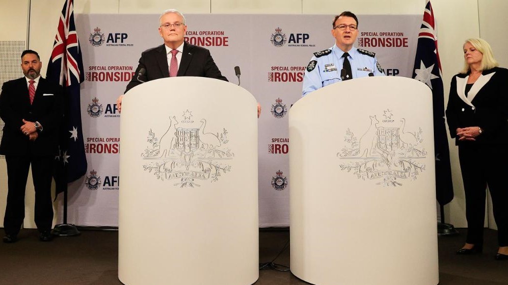 أعلنت الشرطة عن عملية أمنية واسعة النطاق قادها مكتب التحقيقات الفدرالي الأميركي